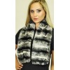 Rex-Chinchilla fur scarf